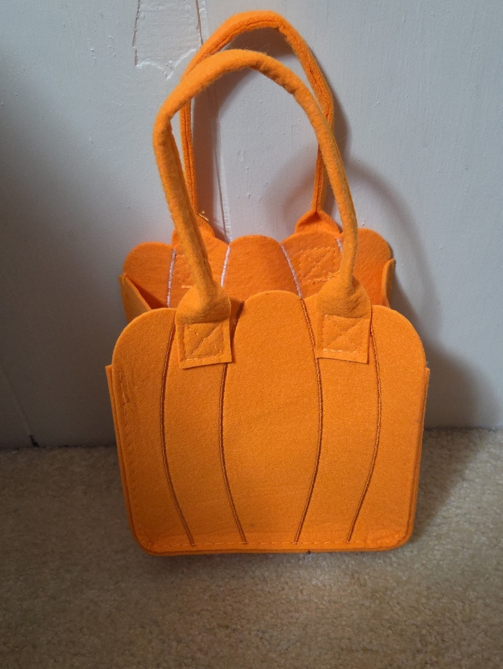 Scentsy Orange Felt Tote Bag